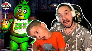 ПАПА РОБ И ЭРИК: FNAF 1 И ФНАФ 2 - СБОРНИК ЛЕТСПЛЕЕВ FIVE NIGHTS AT FREDDY`S - ПАПА ДОМА!