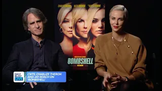 Charlize Theron and Jay Roach on "Bombshell"