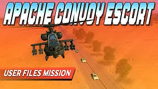 I Tried This Apache Convoy Escort User Mission | DCS World