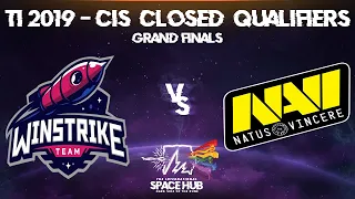 Winstrike vs Na'Vi Game 3 - TI9 CIS Regional Qualifiers: Grand Finals