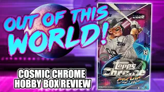 OUT OF THIS WORLD!  | 2022 Topps Chrome Cosmic Baseball Hobby Box Review