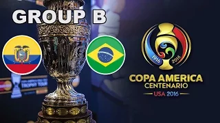 PES 2016 - Copa América Centenario - Group B - Ecuador v Brazil