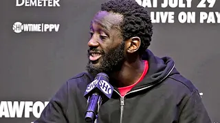 Terence Crawford has heated verbal exchange with Spence Jr family at final press conference!