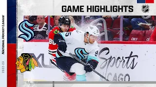 Kraken @ Blackhawks 1/14 | NHL Highlights 2023