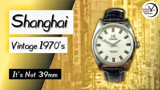 Shanghai 7120 VINTAGE MECHANICAL AliExpress Dress Watch Review #HWR