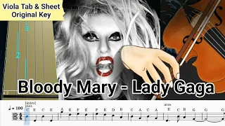 Bloody Mary - Lady Gaga Viola Tab & Sheet
