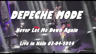 DEPECHE MODE    "Never Let Me Down Again"   Live in Köln 03-04-2024