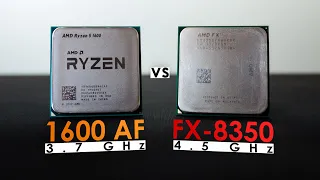 Ryzen 5 1600 AF vs FX 8350 - Upgrading from FX to Ryzen After 7 Years!