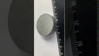 Рений Re металл в виде таблеток диаметр 35мм
