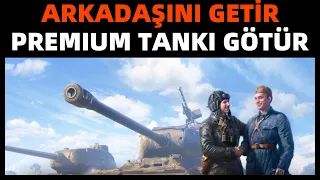 WoT || Üye Kazandırma ile BEDAVA Premium Tank Alın