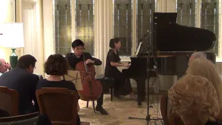 Kim & Tong R  Strauss Sonata for Cello & Piano in F Op  6