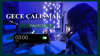 GECE ÇALIŞMAK... +10 SAAT #yks2023 | çalışma günlüğüm 12