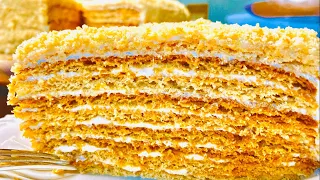 Gorgeous HONEY cake / Lady's whim cake /