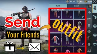 pubg me apne friend ko outfits kese bheje | Pubg me outfit gift kaise kare