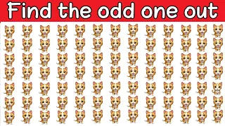 FIND THE ODD EMOJI OUT in these Odd Emoji Quiz! | Odd One Out Puzzle | Find The Odd Emoji Quizzes