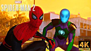 Peter and Miles Chase The Lizard with FFH and Mysterio Suit | Marvel's Spider-Man 2 (4K 60FPS HDR)