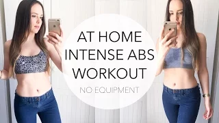 Intense Abs Workout Routine - 10 Mins Flat Stomach Exercise | At Home - No Equipment