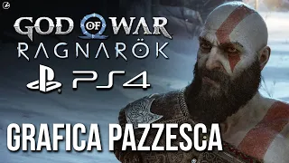 GOD OF WAR RAGNAROK: come gira su PS4 BASE! GRAFICA MOSTRUOSA