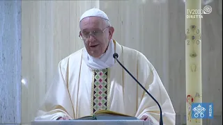 Papa Francesco, omelia a Santa Marta del 24 aprile 2020