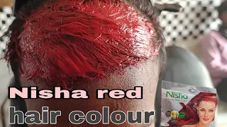 #Red #hair #color #Tuturial In Hindi || Cap  Highlights Hair Color HAIR CHERRY RED hair Men's