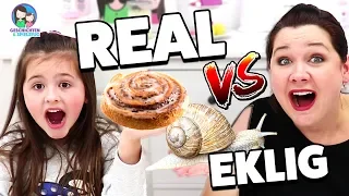 EKEL GUMMI vs. REAL FOOD CHALLENGE - Hühnerherzen und Schnecken 😖  Geschichten und Spielzeug