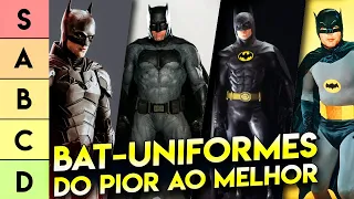 TOP UNIFORMES DO BATMAN - Do Pior ao Melhor!