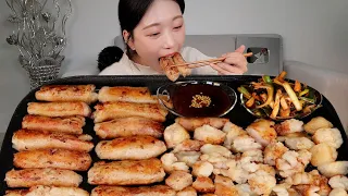 ASMR 다 먹을 수 있을까요? 대창 5kg 리얼먹방 :)  I ate 5kg of daechang Mukbang