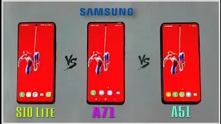 Samsung S10 Lite vs A71 vs A51 Comparison and Benchmark test