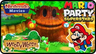 Mario Party Superstars - Woody Woods (4 players, Mario vs Peach vs Yoshi vs DK)