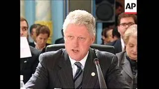 TURKEY: OSCE SUMMIT: CLINTON SPEECH