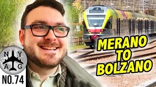 Bolzano, Italy Part 1(Merano to Bolzano by Train) - My life in Italy