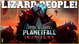 WIZARD LIZARD MEN - Let's Check Out Age of Wonders: Planetfall INVASIONS DLC