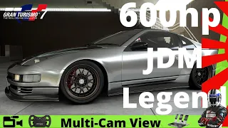 Gran Turismo 7 - 600hp 🔥 Fire Spitting 🔥 Widebody Nissan 300ZX Fully Built | Tokyo Expwy