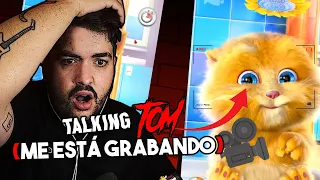 HAY ALGO en la APP de TALKING TOM QUE TE OBSERVA 👀 (¿Una CÁMARA?))