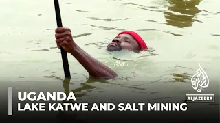 Ugandan salt miners risk their health for meagre pay at Lake Katwe