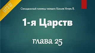 [Аудио Библия]0261. 1-я Царств, Глава 25 - LET'S QT