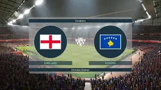 PES 2019 | England vs Kosovo - Euro 2020 Qualification | 10 September 2019 | Full Gameplay HD