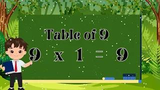 table of 9 | 9x1=9 | 9 ka table | Magic tales