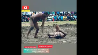 Bhupinder ajanala pahalvan ne  Ravi Rohtak ko Haraya.(full video JK LIVE TV)