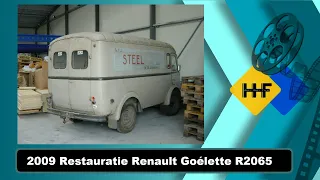 2009-2011 Restauratie Renault Goelétte R2065 uit 1959.