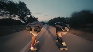 Downhill twilight run // Pedro & Diego