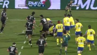 Tries in France 2010 2011 semi final Toulouse Clermont