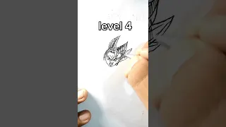 How to Draw Vegito | Dragon ball in different levels | Easy Drawing #anime #animedrawing #art #goku