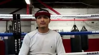 Aron Martinez-A dream come true to be fighting at Staples Center.