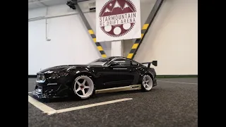 Tamiya Mustang GT4 Libertywalk widebody rc body build