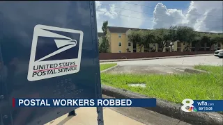 'This is just sad': Mail carriers robbed at gunpoint across Hillsborough County