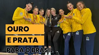 GINÁSTICA RÍTMICA: BRASIL conquista OURO no CONJUNTO MISTO e PRATA no CONJUNTO SIMPLES