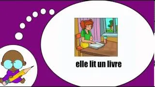 J'apprends à lire # Scènes de vie = L'écolière