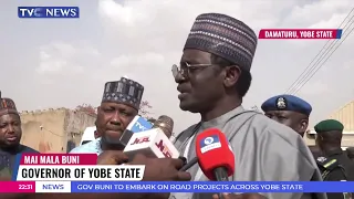 Yobe Governor Mai Mala Buni Asks Contractor To Speed Up Completion Of Projects