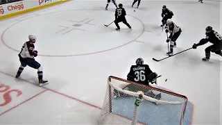 Nazem Kadri Opens The Scoring With This Sweet Redirect In The Slot